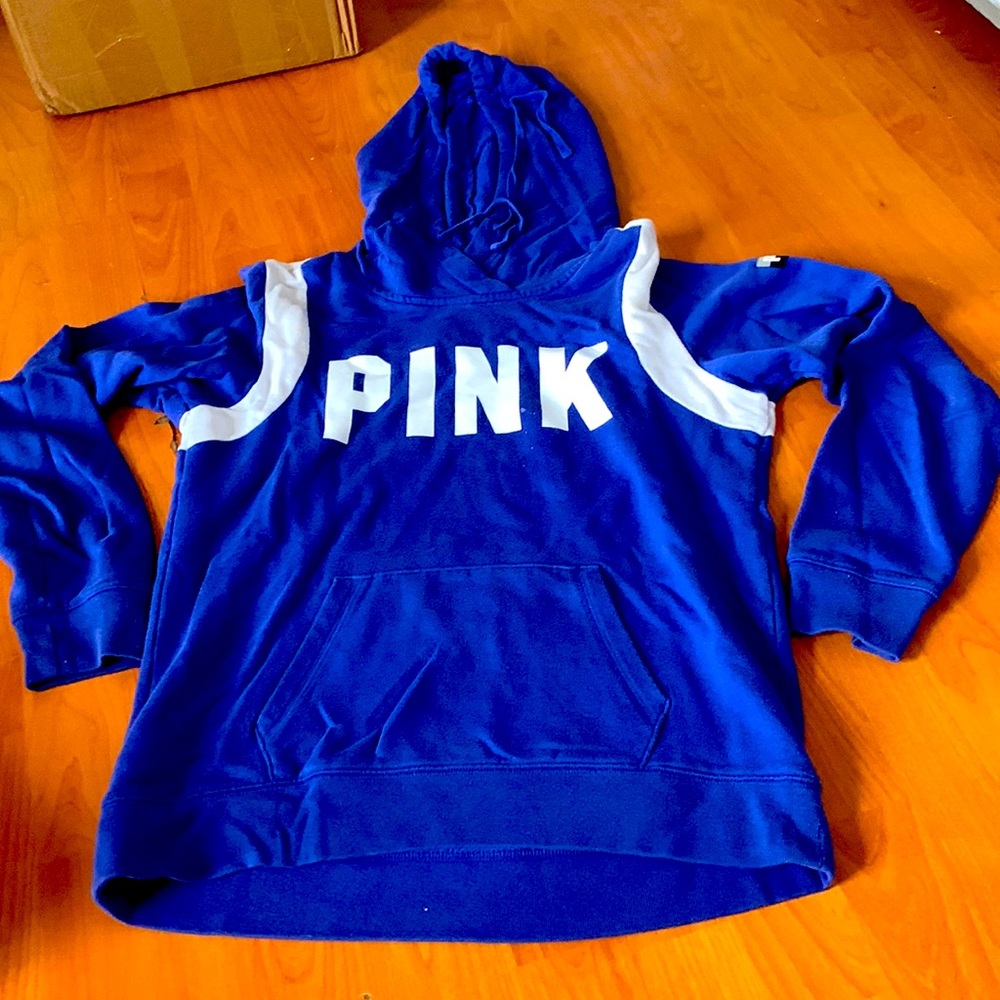 blue PINK sweatshirt